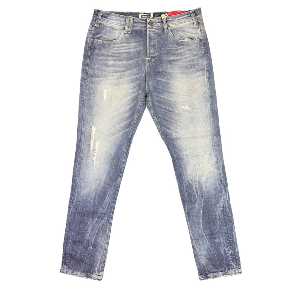 MET Mid-Rise Loose Leg Jeans w/ Tag, Blue, Size 27